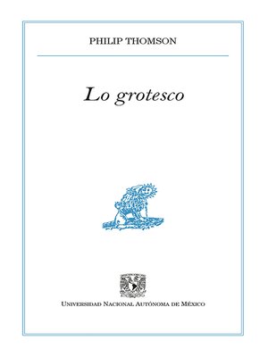 cover image of Lo grotesco